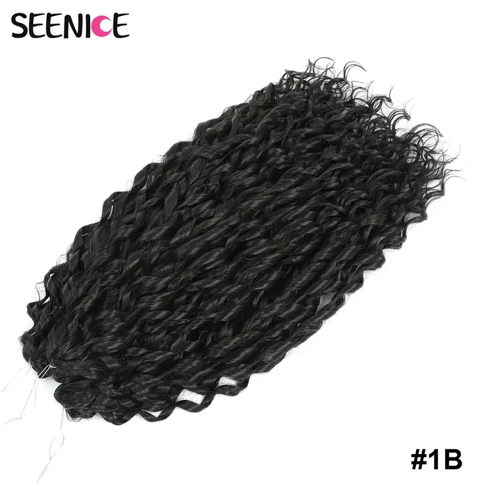 Jessica cheveux synthétiques vague profonde torsion Crochet cheveux tresse Afro Curl Ombre Blonde ro