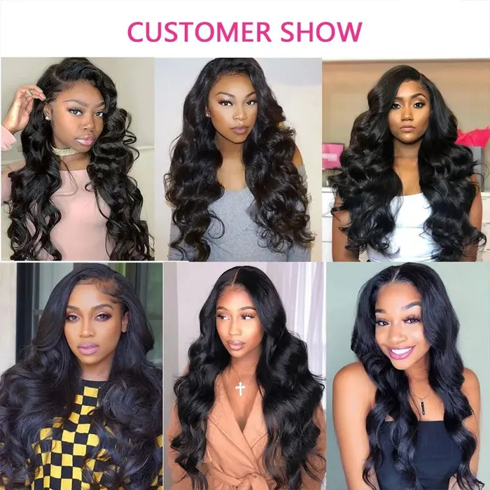 Extensions de cheveux humains brésiliens Remy ondulés couleur naturelle, 1/3/4 pièces, 38-40 pouces