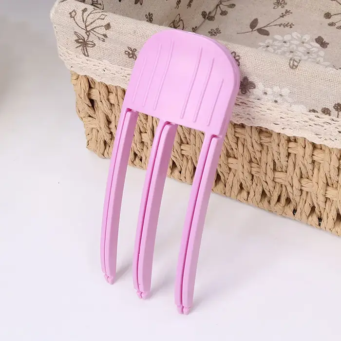 Épingle à cheveux moelleuse frangue à friser Clips racines