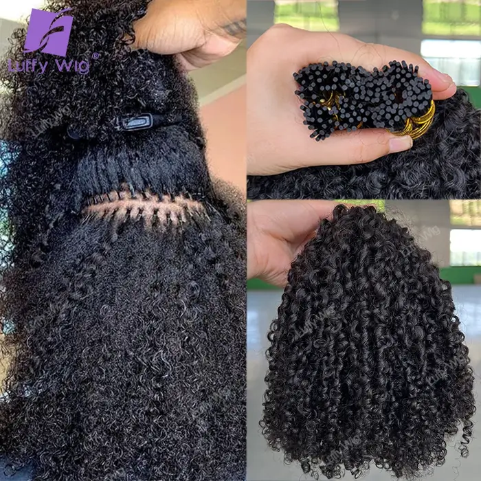 Luffy – Extensions de cheveux naturels crépus et bouclés