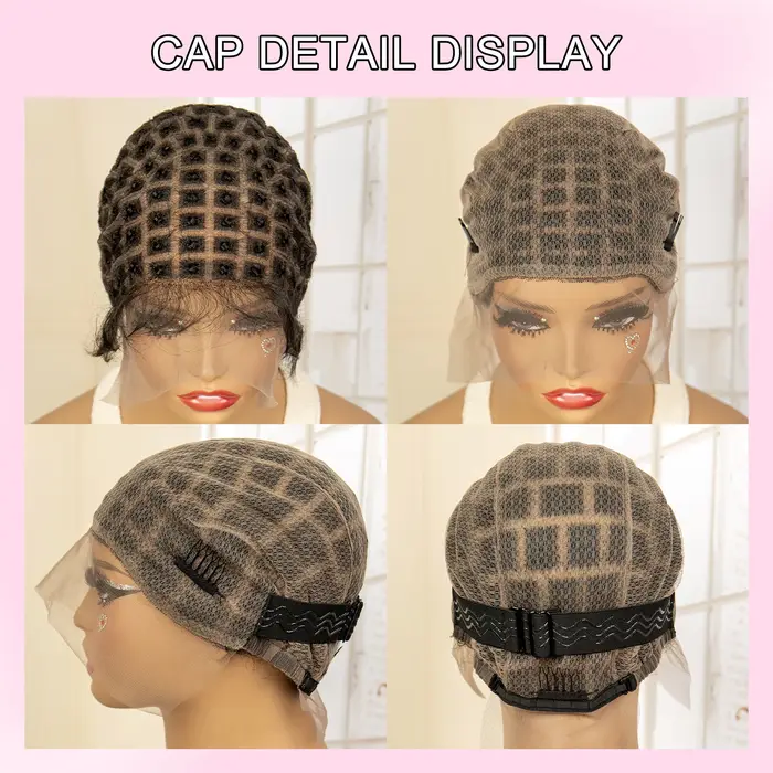 Bonnet de perruque tressé pour tresses au crochet