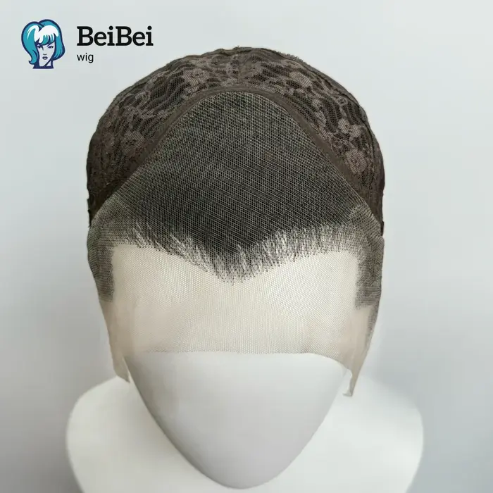 Perruque Lace Front Wig synthétique courte noire