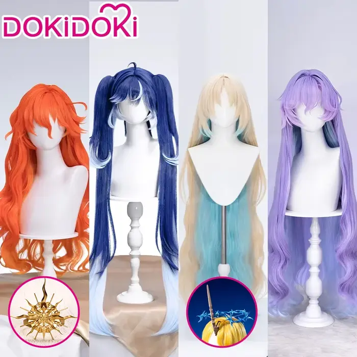En STOCK Augusta Cantarella Cartethyia Fleurdelys Iuno perruque jeu vagues gagnantes DokiDoki 100 cm