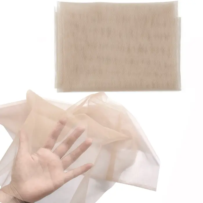 Filet en dentelle suisse de 1/4 Yard, pour la fabrication de perruque en dentelle, accessoires de fi