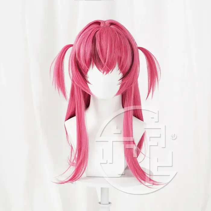 Nikke: déesse de la victoire mât Cosplay perruque romantique femme de chambre mât 60 cm longue ligne droite pastèque cheveux synthétiques résistant à la chaleur
