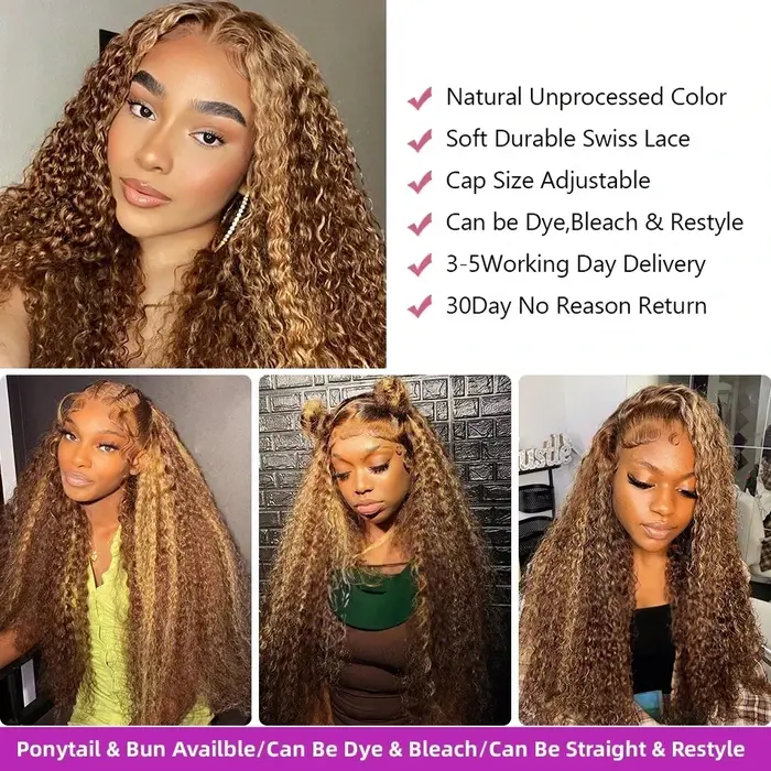 Perruque brésilienne en cheveux humains 13x4 Lace Frontal