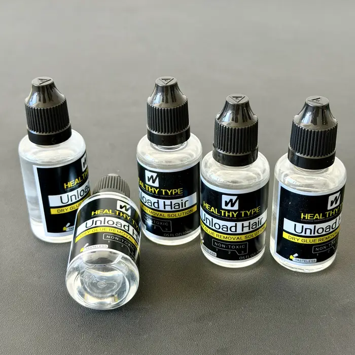 Lot de 5/3/1 pièces – Dissolvant de colle pour extensions capillaires 30 ml – Solution non toxique à action rapide pour perruques à bandes et à lacets