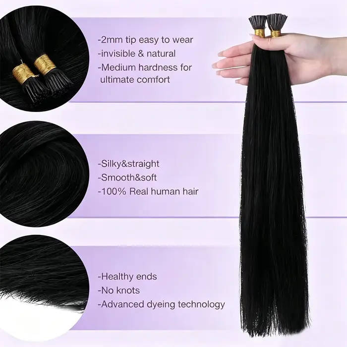 Extensions de cheveux humains I-Tip
