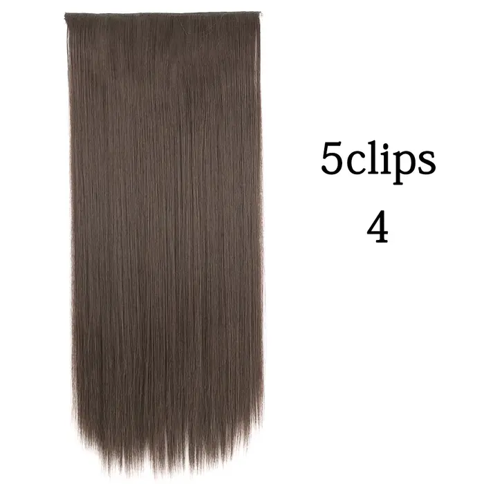 Extensions capillaires synthétiques à 5 clips