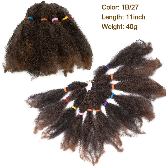 Afro crépus cheveux pré étiré