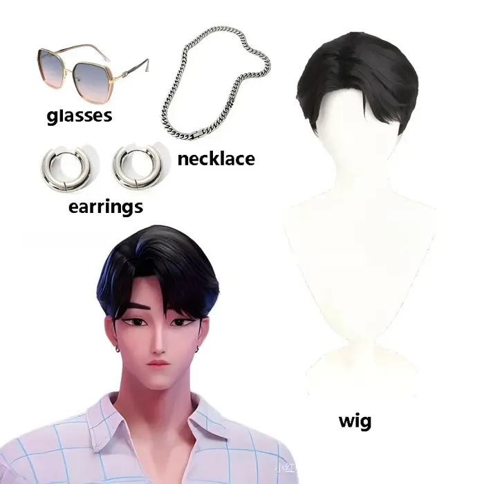 Sajaboys Jinu Cosplay perruque