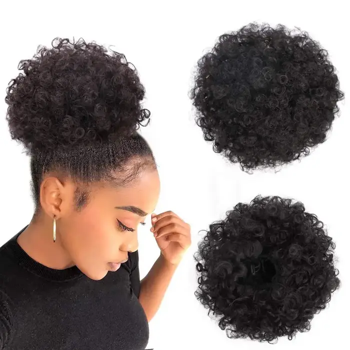 Queue de cheval afro synthétique pour cheveux naturels