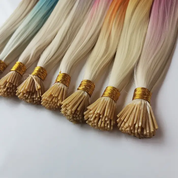 Extensions de cheveux synthétiques colorés pour femmes