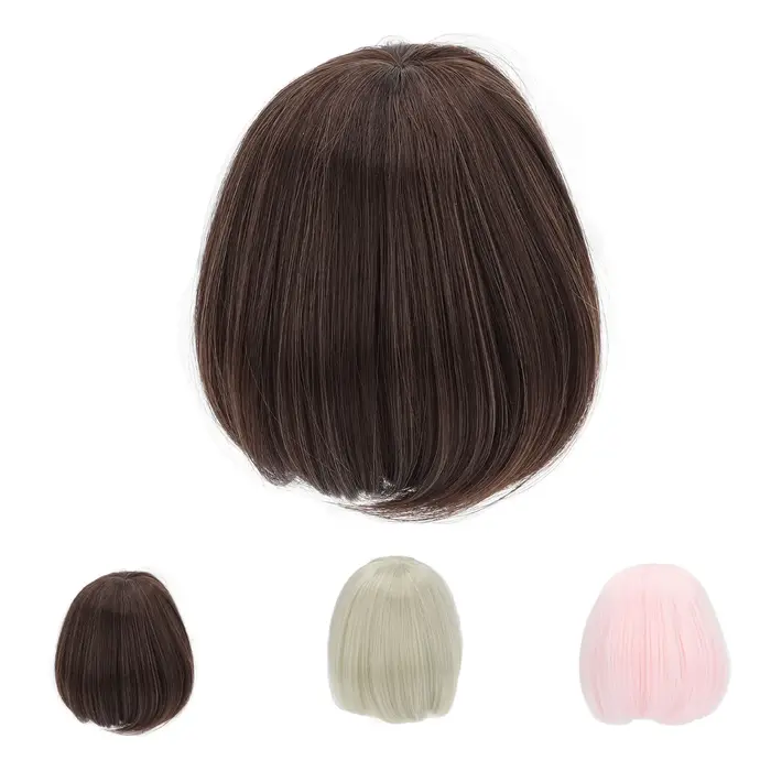 Perruque pour poupée, cheveux raides