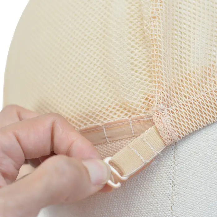 Bonnets de perruque avant Double dentelle