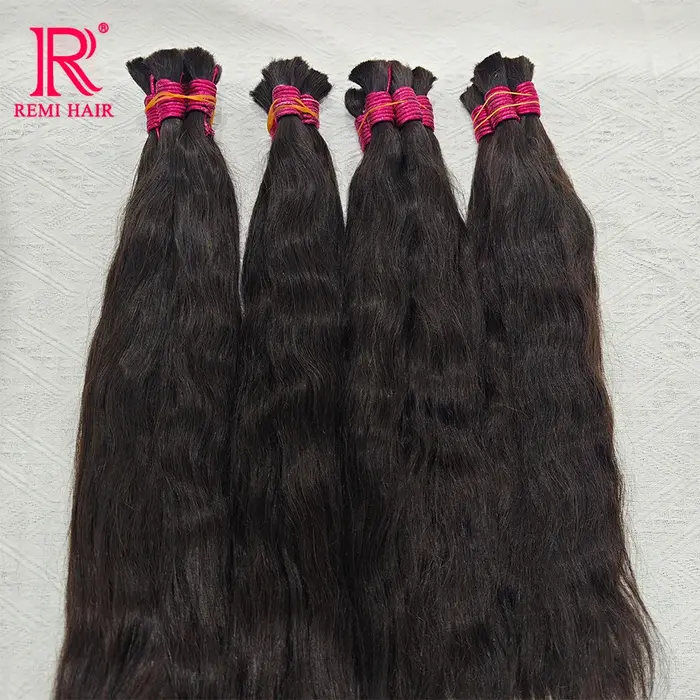 Cheveux naturels non traités 100% véritables en vrac