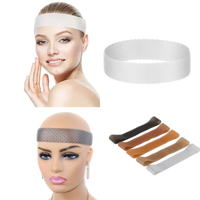 Bandeau antidérapant en silicone pour perruque