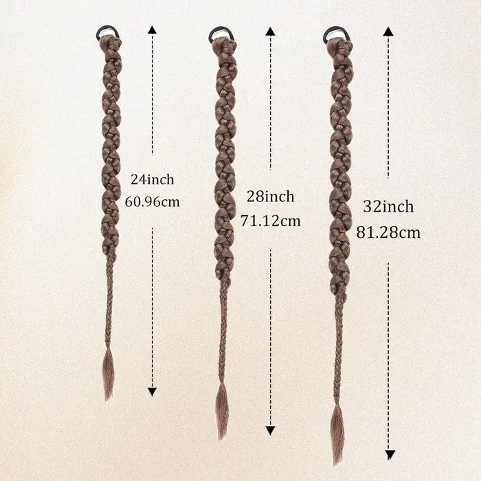 Extensions capillaires synthétiques tressées longues