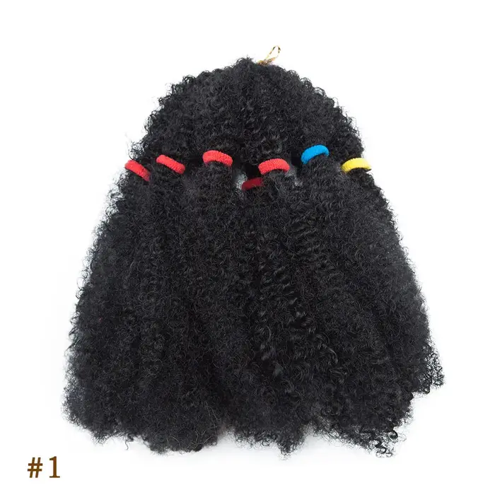Afro crépus cheveux pré étiré Afro crépus torsion cheveux tressage cheveux crépus torsion Crochet tr