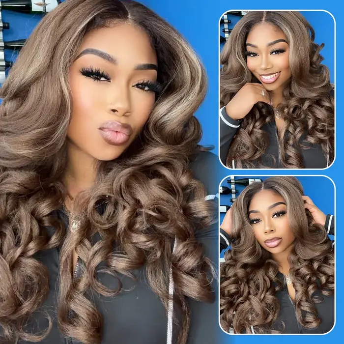 Perruques avant en dentelle bouclée Latisha synthétique de haute qualité Blonde rose bleu noir blanc rouge marron perruque avec des cheveux de bébé pour les femmes africaines