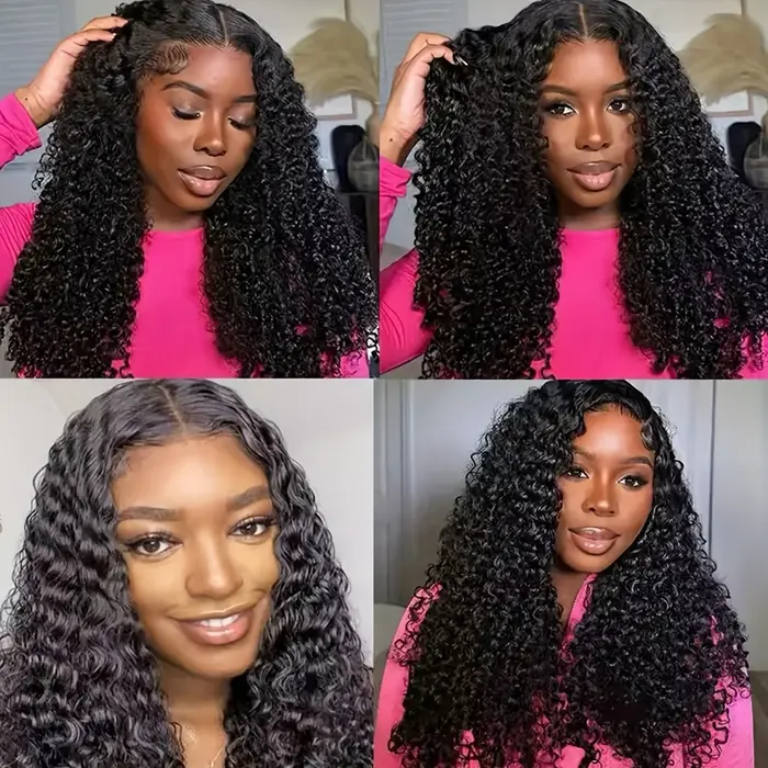 13x6 dentelle frontale perruque 250% densité birmane bouclés perruque cheveux humains 13x4 HD Transp