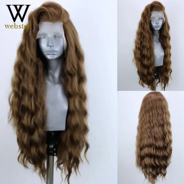 Webster – perruque Lace Front Wig synthétique Blonde