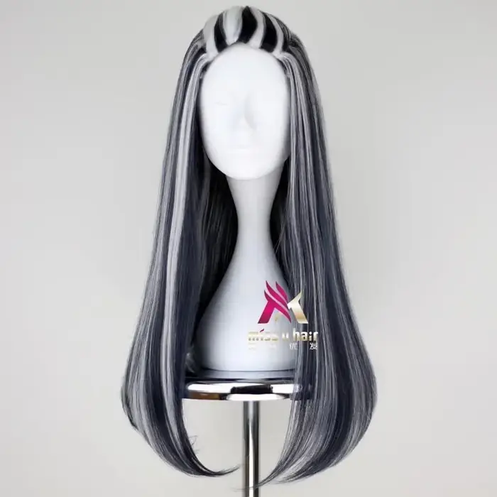Perruque de Cosplay Synthétique Frankie Monster High