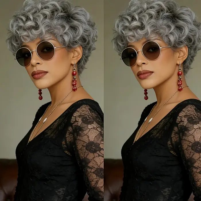 Perruque synthétique Remy brésilienne naturelle