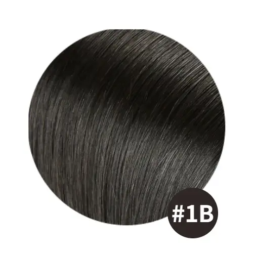 Trame de cheveux 100% naturels Remy de luxe, sans problème de cheveux courts, toutes racines, trame 
