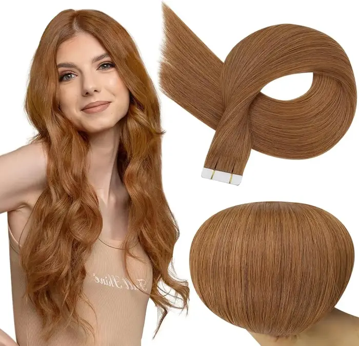 Extensions de cheveux 100% humains prédécoupées