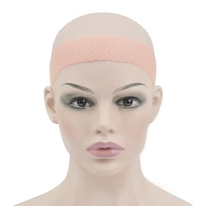1 Bandeau en silicone antidérapant et extensible pour perruque