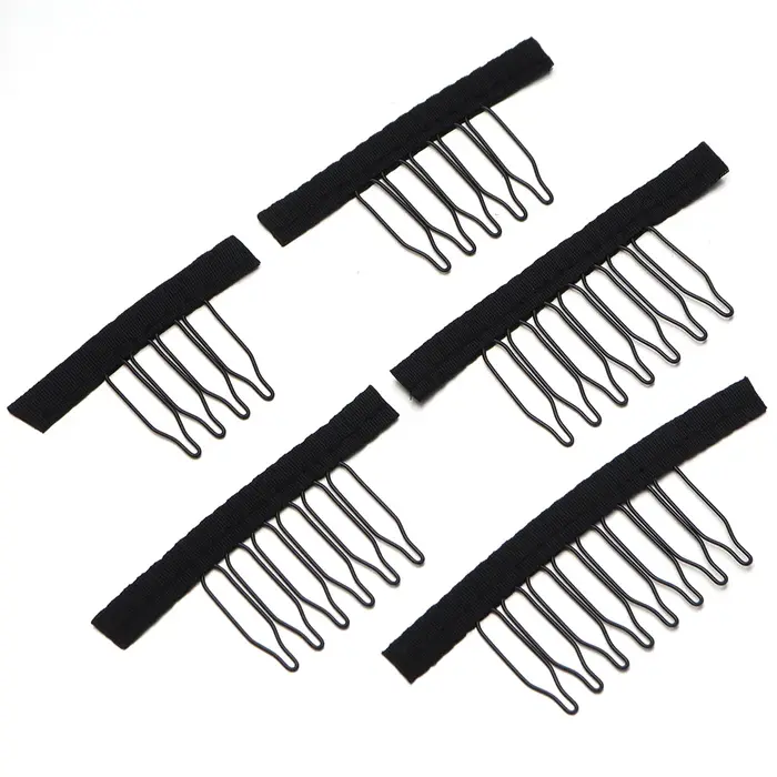 10 clips de peigne pour perruque