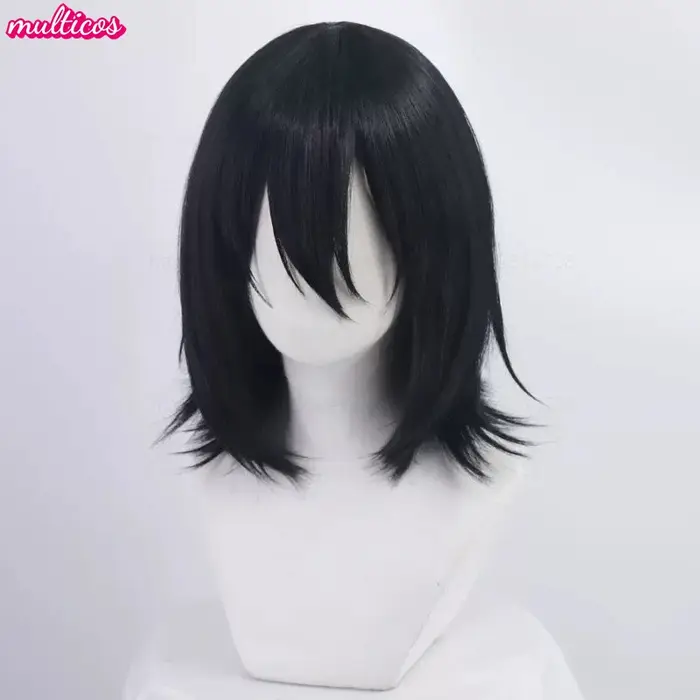 Haute qualité Anime Fyodor Dostoïevski Cosplay perruque noir simulé cuir chevelu Fyodor Dostoïevski 