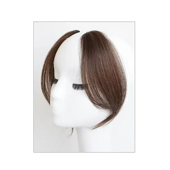 Frange de cheveux synthétiques pour femme
