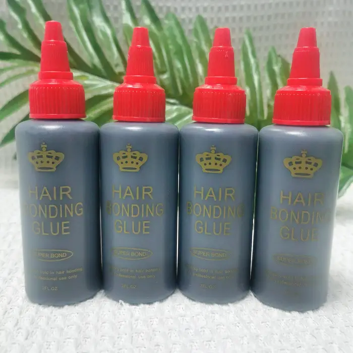 Colle pour tissage de cheveux noire 1 oz/2 oz/4 oz 30 ml/60 ml/118 ml