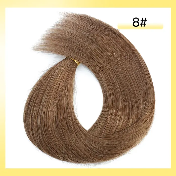 YELO 12 "-26" pince en forme de V dans les Extensions de cheveux vrais