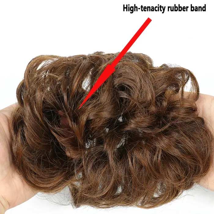 Azqueen synthétique désordre Chignon