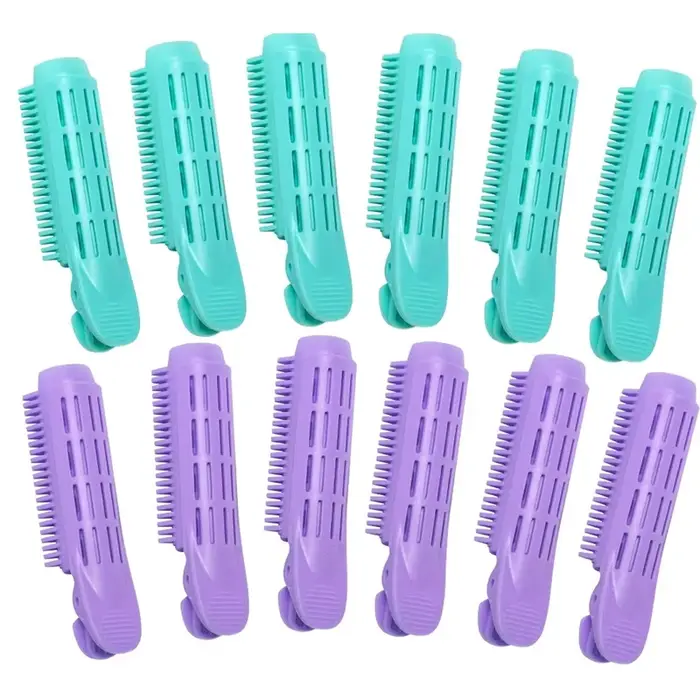 12 pièces pince à racine de cheveux volumisante-riffeurs