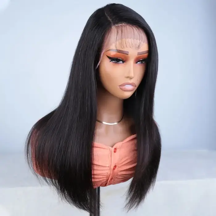 Perruque de cheveux humains avant en dentelle