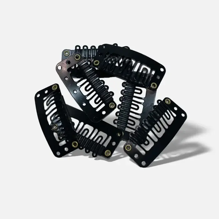 50pc 2.3cm pince d'extension de cheveux U perruque Clips pour Extensions