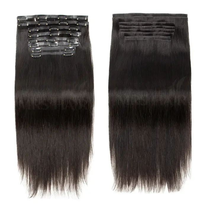 Extensions de cheveux humains invisibles à clipser en PU, trame à ruban sans couture, trame à ruban