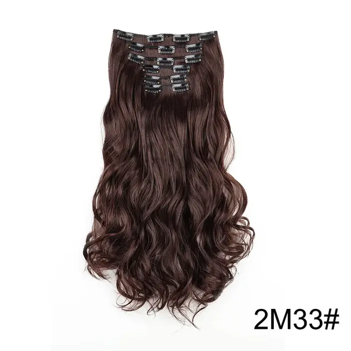 WIGSIN 24 pouces synthétique longue ondulée bouclés Extensions de cheveux postiches accessoires de c