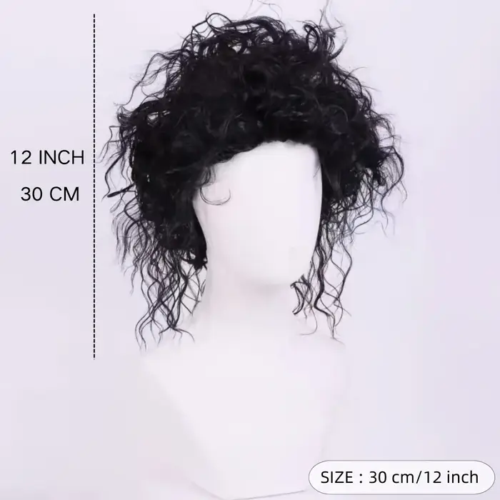 Perruque synthétique de haute qualité pour cosplay du personnage Edward Scissorhands