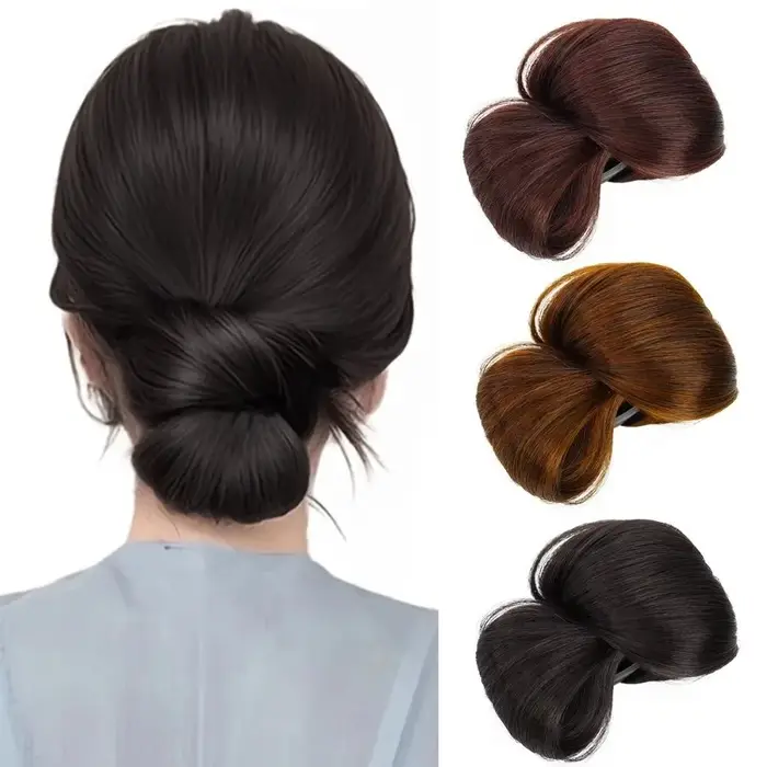 Chignon synthétique élégant à clipser