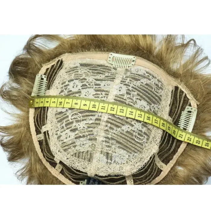 Perruque de cheveux synthétiques toupet