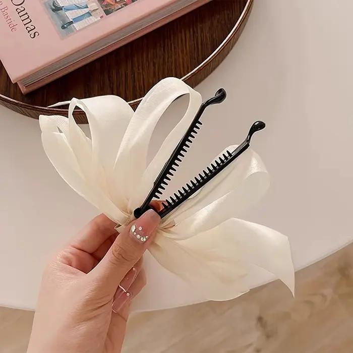 Épingle à cheveux en ruban pour femmes