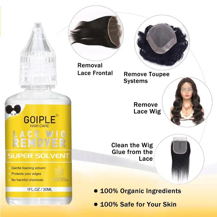 Kit d'installation de perruque Goiple : Colle imperméable pour dentelle