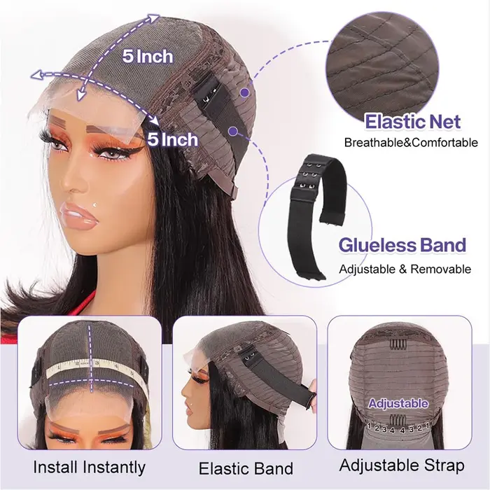 Sophia-Perruques de cheveux humains vierges droites, Super Double proximité Wn, Wear matchs Go, Chev