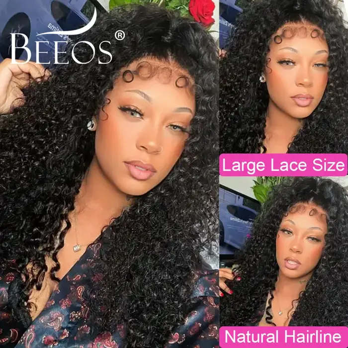 250% bouclés bébé cheveux perruques crépus