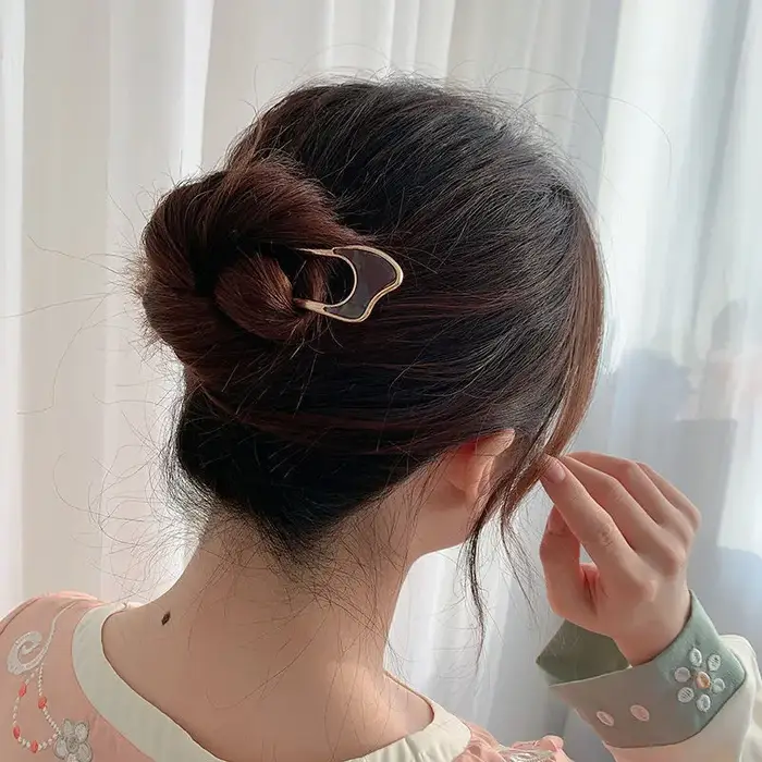 Barrette Chignon fourchette à cheveux épingles